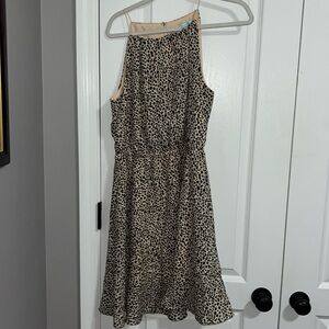 She + Sky Cheeta print dress